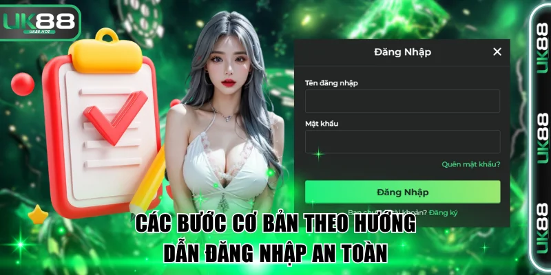 Các bước cơ bản theo hướng dẫn đăng nhập an toàn tài khoản