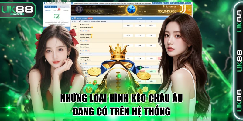 Hiểu Kèo Châu Âu Và Chiến Lược Thắng Lớn Tại UK88 3 Những loại hình kèo châu Âu đang có trên hệ thống