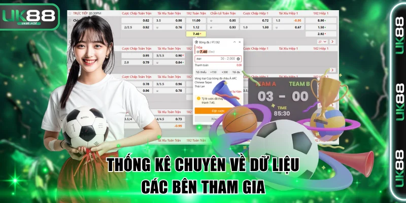 Hiểu Kèo Châu Âu Và Chiến Lược Thắng Lớn Tại UK88 4 Thống kê chuyên về dữ liệu các bên tham gia